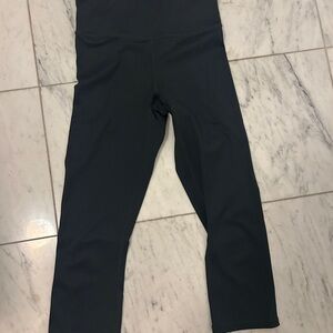 Fabletics Dark Green Cropped Leggings
